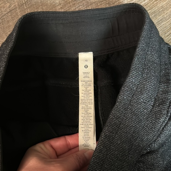 Lululemon Scuba High-Rise Jogger 7/8 Length *Black Sparkle - Picture 11 of 15